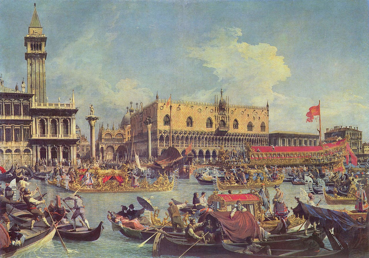 JJ19_Venezia_Canaletto il ritorno del Bucintoro al molo nel giorno dellascensione